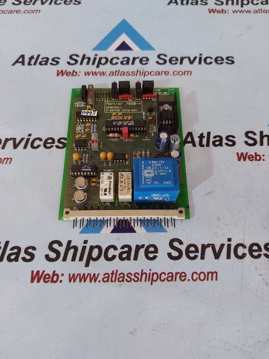 Monitor 7080-H Ueberall D-25436 Uetersen Pcb Card